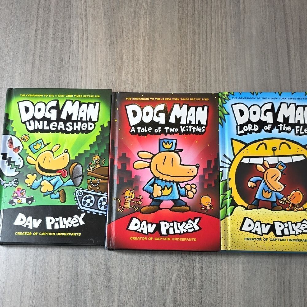 Dog Man Book Set Of 3